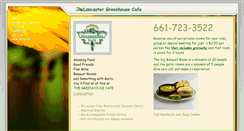 Desktop Screenshot of greenhousecafes.com